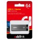 USB 3.1 Flash Drive 64Gb AddLink U65, Grey (AD64GBU65G3)