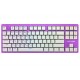 Клавиатура Hator Rockfall EVO TKL, Lilac/White, USB, оптическая, RGB подсветка (HTK-633)