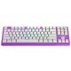 Клавіатура Hator Rockfall EVO TKL, Lilac/White, USB, оптична, RGB підсвічування (HTK-633)