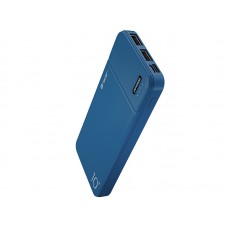 Универсальная мобильная батарея 10000 mAh, Tracer Slim, Blue (TRABAT46957)