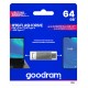 USB 3.2 Flash Drive 64Gb Goodram ODA3, Silver (UME3-0640S0R11)