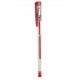 Ручка гелева 0.5 мм, H-Tone, червона, 40 од (JJ20201-red)