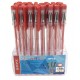 Ручка гелевая 0.5 мм, H-Tone, красная, 40 шт (JJ20201-red)