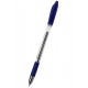 Ручка кулькова 0.7 мм, H-Tone, синя, з грипом, 50 од (JJ201307-blue)