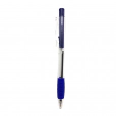 Ручка шариковая 0.7 мм, H-Tone, синяя, автоматическая, с грипом, 12 шт (JJ20144-blue)
