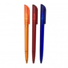 Ручка кулькова 0.7 мм, H-Tone, синя, автоматична, 12 од (JJ20139)