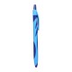 Ручка шариковая 0.7 мм, H-Tone, синяя, автоматическая, с покрытием Soft, 12 шт (JJ20164)