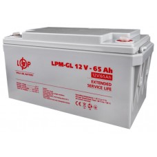 Батарея для ДБЖ 12В 65Aч LogicPower, LPM-GL 12V-65 AH, White (3869)