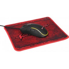 Миша XTRIKE ME GMP-290, Black, USB, оптична, RGB підсвічування + килимок (6932391922446)