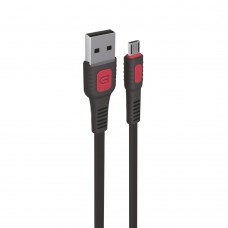 Кабель USB - microUSB, ArmorStandart AR15, Black, 1 м, 2.4A (ARM59535)