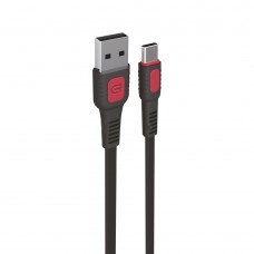 Кабель USB - USB Type-C, ArmorStandart AR15, Black, 1 м, 2.4A (ARM59536)