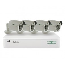 Комплект відеоспостереження Green Vision GV-IP-K-S31/04 1080P White