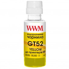 Чернила WWM HP GT52, Yellow, Ink Tank 115/315/319/415, GT5810, 100 мл, водорастворимые (H52Y)