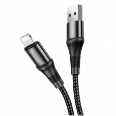 Кабель USB - Lightning 1 м Hoco X50 Black, Excellent charging