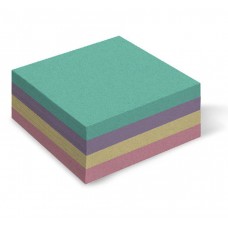 Блок паперу для нотаток 85х85 мм, кольоровий мікс, 300 арк, клеєний, Mizar (КД-001-МВ)