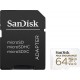 Карта пам'яті microSDXC, 64Gb, SanDisk Max Endurance, SD адаптер (SDSQQVR-064G-GN6IA)