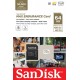 Карта памяти microSDXC, 64Gb, SanDisk Max Endurance, SD адаптер (SDSQQVR-064G-GN6IA)