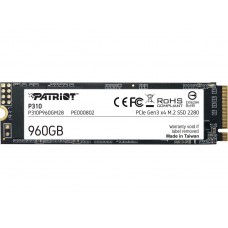 Твердотельный накопитель M.2 960Gb, Patriot P310, PCI-E 4x (P310P960GM28)