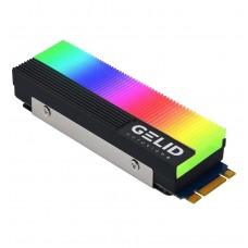 Радіатор для M.2 Gelid Solutions Glint ARGB, Black (M2-RGB-01)