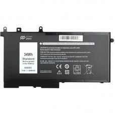 Акумулятор для ноутбука Dell Latitude E5580 (3DDDG), 11.4V, 3000mAh, PowerPlant (NB441259)
