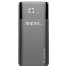 Універсальна мобільна батарея Wozinsky 30000mAh Black (WPB-001BK)