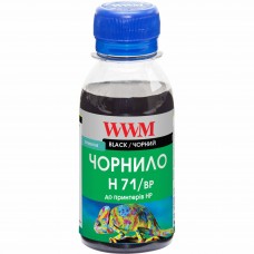 Чорнило WWM HP 711, Black, 100 мл, пігментне (H71/BP-2)