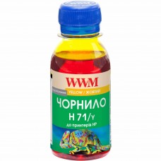 Чорнило WWM HP 711, Yellow, 100 мл, водорозчинне (H71/Y-2)