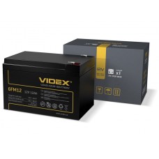 Батарея для ИБП 12В 12Ач Videx 6FM12, Black, 12V, 150x98x95 мм