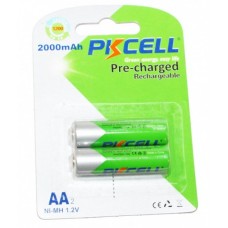Акумулятор AA, 2000 mAh, PKCELL, 2 шт, 1.2V, Already Charged, Blister