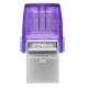 Флеш накопитель USB 256Gb Kingston DataTraveler microDuo 3C, Type-C / USB 3.2 (DTDUO3CG3/256GB)