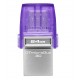 Флеш накопичувач USB 64Gb Kingston DataTraveler microDuo 3C, Purple, Type-C / USB 3.2 Gen 1 (DTDUO3CG3/64GB)