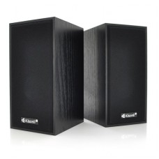 Колонки 2.0 Kisonli T-004 Black, 2 x 3 Вт, МДФ, USB + 3.5mm