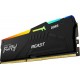 Память 32Gb DDR5, 4800 MHz, Kingston Fury Beast RGB, Black (KF548C38BBA-32)