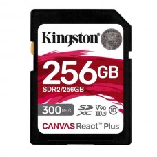Карта пам'яті SDXC, 256Gb, Kingston Canvas React Plus (SDR2/256GB)