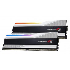 Память 32Gb x 2 (64Gb Kit) DDR5, 6000 MHz, G.Skill Trident Z5 RGB, Silver (F5-6000J3040G32GX2-TZ5RS)