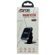 Автотримач для телефону Aspor J6, Black, на лобове скло, панель приладів автомобіля