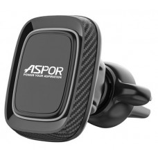 Автотримач для телефону Aspor J8, Black, в решітку кондиціонера