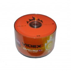Диск DVD+RW 50 Videx, 4.7Gb, 4x, Bulk Box