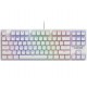 Клавіатура Hator Rockfall EVO TKL, White, USB, оптична, RGB підсвічування (HTK-631)