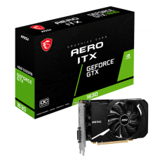 Видеокарта GeForce GTX 1630, MSI, AERO ITX OC, 4Gb GDDR6 (GTX 1630 AERO ITX 4G OC)
