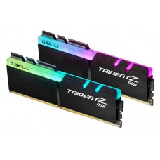 Пам'ять 32Gb x 2 (64Gb Kit) DDR4, 3200 MHz, G.Skill Trident Z RGB, Black (F4-3200C16D-64GTZR)