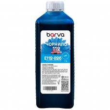 Чернила Barva Epson 112, Cyan, 1 л, водорастворимые (E112-826)