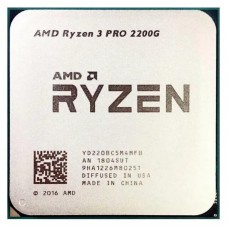 Б/В Процесор AMD (AM4) Ryzen 3 2200G, Tray, 4x3.5 GHz (Turbo Boost 3.7 GHz), Radeon Vega 8 (1100 MHz), L3 4Mb, Raven Ridge, 14 nm, TDP 65W (YD2200C5M4MFB)