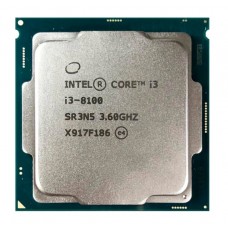 Б/В Процесор Intel Core i3 (LGA1151) i3-8100, Tray, 4x3,6 GHz, UHD Graphic 630 (1100 MHz), L3 6Mb, Coffee Lake, 14 nm, TDP 65W (CM8068403377308)