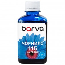 Чорнило Barva Epson L8180, L8160, Cyan, 180 мл, водорозчинні (E115-873)