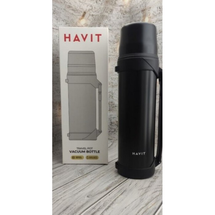 Термос Havit TM001, Black, 1.5 л (HV-TM001)