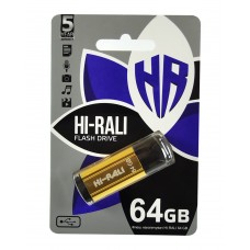 USB Flash Drive 64Gb Hi-Rali Stark series Gold (HI-64GBSTGD)