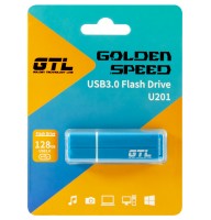 USB 3.0 Flash Drive 128Gb GTL U201 Blue, 70/15MBs (GTL-U201-128)