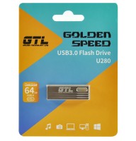 USB 3.0 Flash Drive 32Gb GTL U280 Silver, 70/15MBs