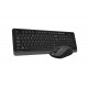 Комплект бездротовий A4tech Fstyler FG1012S, Black, клавіатура+миша